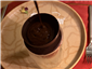 chocolate pouring